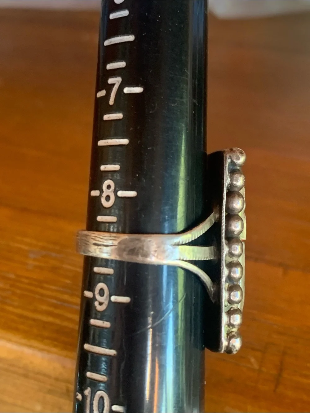 Set of 4 Turquoise, onyx sterling silver vintage rings